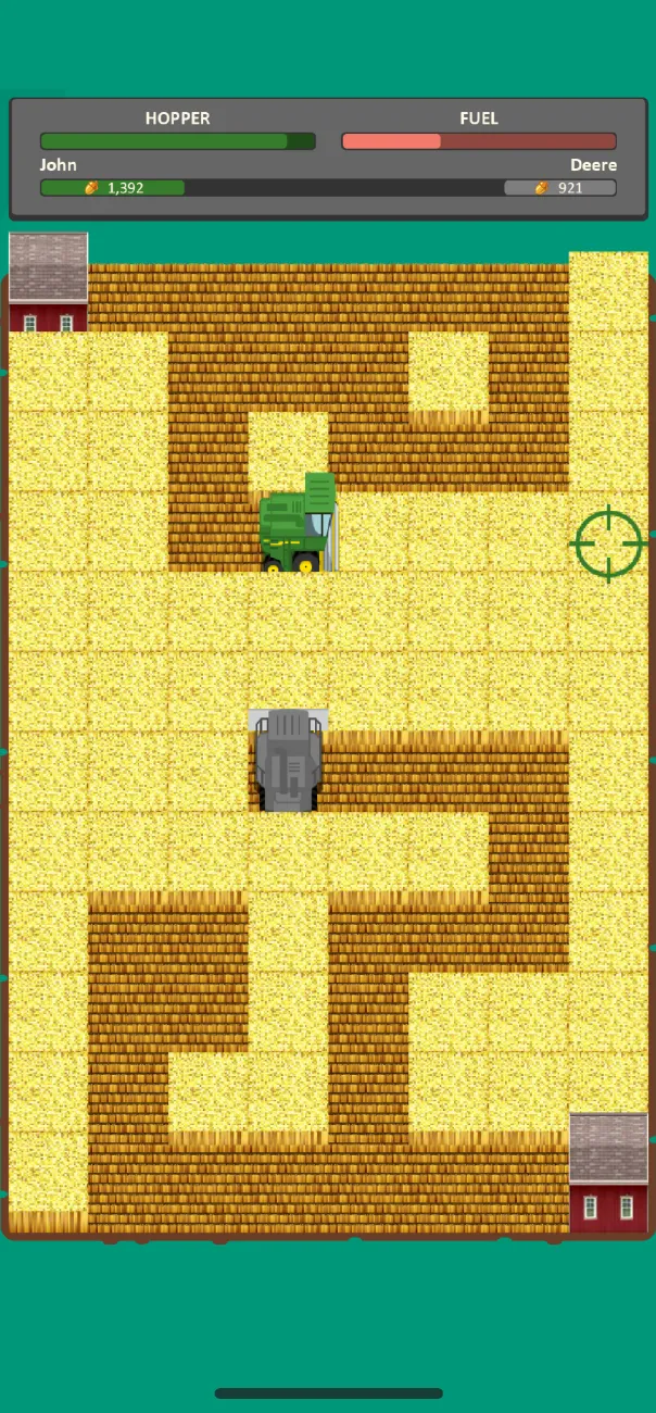 Playing Harvest Go! mobile game